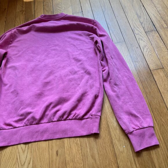 Nirvana Size M Pink Pullover Long Sleeve Crew Neck Sweatshirt - Picture 9 of 10